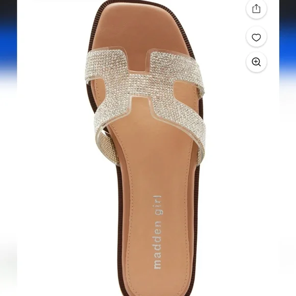 Madden Girl Rhinestone Slides - Picture 3 of 8